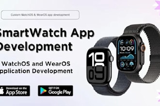 develop saas calorie counter smartwatch app, workout coach smartwatch app