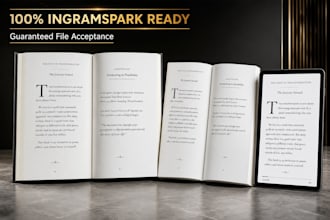 do ingramspark formatting for paperback, hardcover, ebook, and kindle