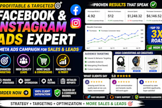 run facebook ads campaign instagram ads meta ads for sales and leads