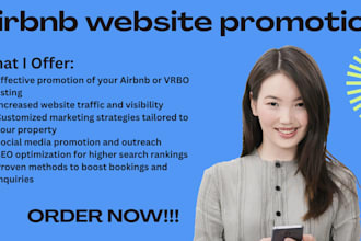 promote airbnb website promotion, airbnb traffic and vrbo marketing