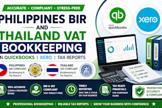 do philippines bir and thailand vat bookkeeping in quickbooks xero tax reports