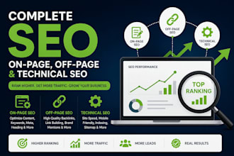 do monthly on page, technical and off page SEO for website