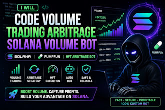 code volume trading arbitrage solana volume bot pumpfun hft arbitrage bot