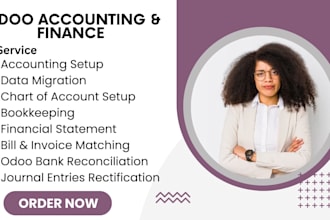 setup odoo accounting,  invoicing, and financial workflows, financial management