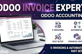 setup odoo accounting,  invoicing, and financial workflows, financial management