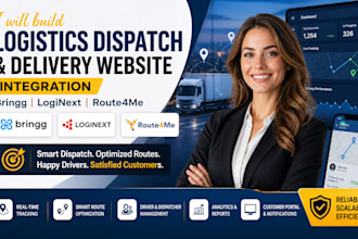build logistics dispatch bringg loginext route4me delivery website integration