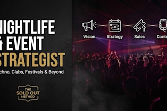be your expert event strategist for techno festivals, clubs and events