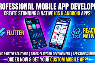 do IOS android app development flutter react native ai app