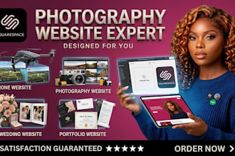 build photography website design on squarespace for creatives and businesses
