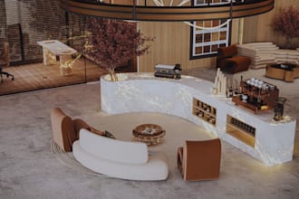 create 3d faucet showroom, faucet shop design, luxury bathroom, plumb showroom