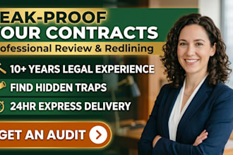 provide urgent professional legal advice and contract review