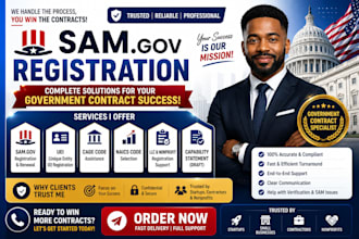 register your business on sam gov for government contracts uei cage naics