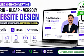 build converting dorik website design redesign kleap versoly SEO business site