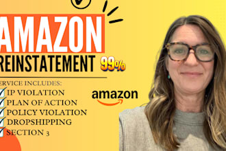 write amazon appeal letter for section 3 reinstatement amazon account suspension