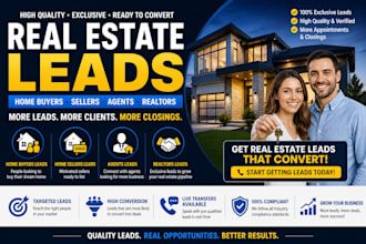 generate real estate leads home buyers leads real estate agents realtors leads