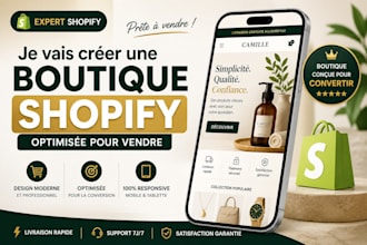 créer une boutique shopify optimisée pour vendre