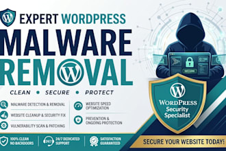clean malware and fix hacked wordpress website
