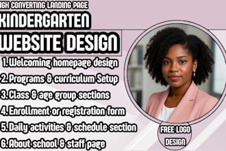 wordpress kindergarten website early learning website daycare website preschool