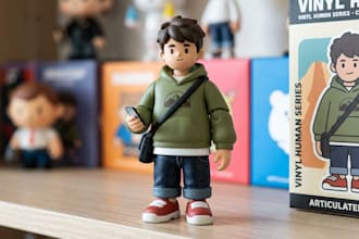 make 3d toy models, animal models, fantasy characters, figurines for 3d printing