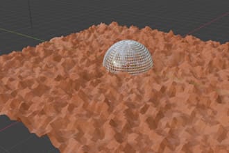 make a map in blender