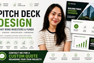 pitch deck design startups, investor deck, fundraising presentation