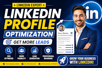 optimize your linkedin profile for seo, leads and personal branding