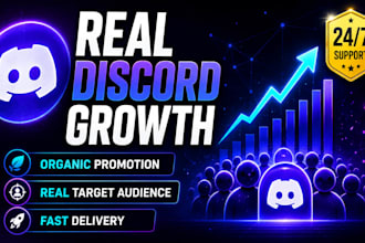 advertise and boost discord server organic promotion get real targeted members
