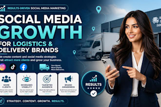 manage social media for courier and delivery businesses