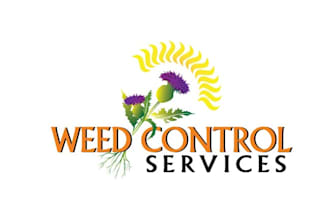 design high quality amazing weed control logo