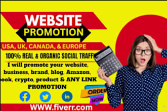 promote your crypto sites, amazon, ebooks, share website link,product, video,nft