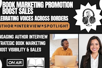 professionally feature your book in a compelling author spotlight