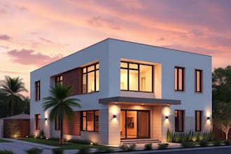 design exterior render 3d architecture rendering of