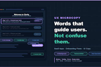 write UX microcopy for saas apps and onboarding flows