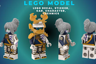 design quality  lego decals minifigures stickers and texture for uv,pad printing