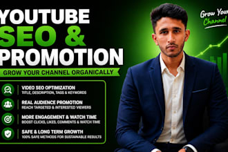 do youtube SEO and promote your channel to real audience