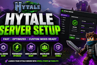 setup and customize your hytale server for performance and mods