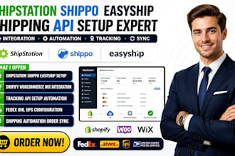setup shipstation shippo easyship api for shopify woocommerce wix automation
