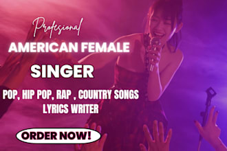 remake female pop song, custom hip hop, rap singer, custom song demo production