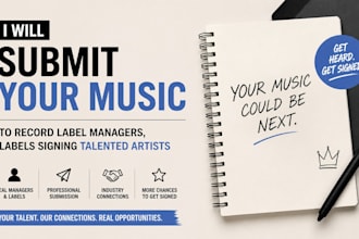 submit your music to record label managers, labels signing talented artists