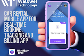 do car rental mobile app for realtime booking, tracking and billing