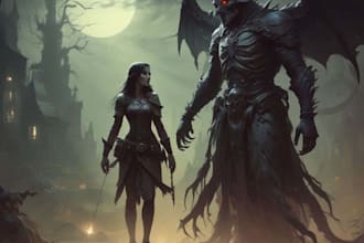 fantasy horror and fantasy horror character