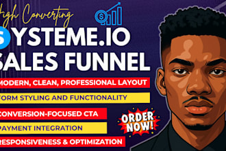 build a systeme io sales funnel for coaches and course creators