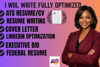 professionally rewrite, create 24hrs ats resume writing
