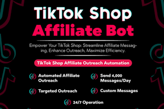 build custom social media bot, instagram api bot, tiktok bot, youtube bot