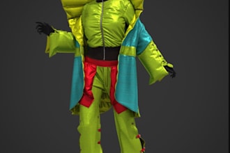 3d fashion designer,daz avatar garment,clo3d virtual try ons,hoodie,maxi dress