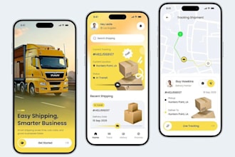 develop logistics app, ai courier delivery app, parcel delivery app, truck app