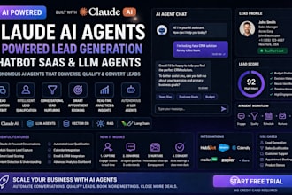 develop claude ai agents ai powered lead generation chatbot saas ai llm agents