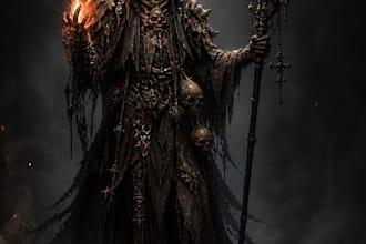fantasy horror and fantasy horror character