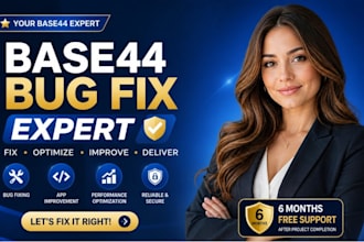 fix bugs  develop your base44 app on replit base44 expert