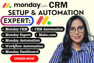 set up your mondaycom CRM automation and workflow as an expert